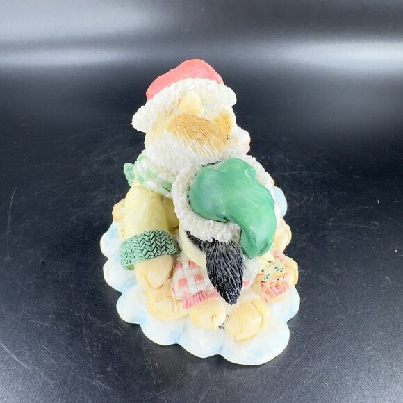 Marys Moo Moos Resin Figurine Enesco 1994 Merry Christmoos Whimsical Figure VTG - Picture 15 of 16